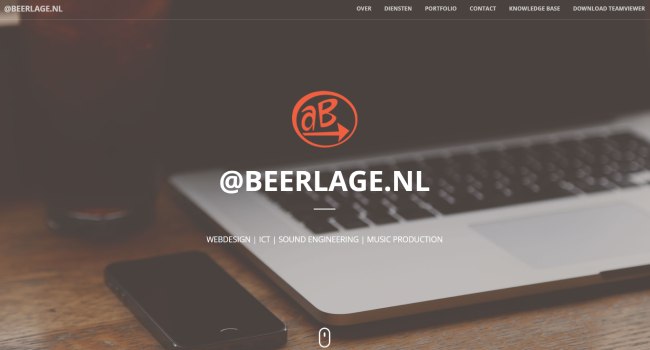 Webdesign / Webdevelopment beerlage.nl