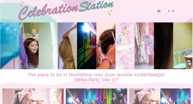 Webdesign / Webdevelopment celebration-station.nl