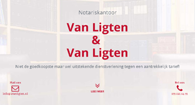 Webdesign / Webdevelopment eengoedkopenotaris.nl