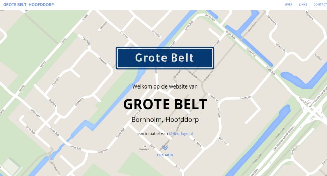 Webdesign / Webdevelopment grotebelt.nl