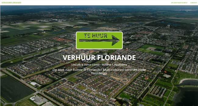 Webdesign / Webdevelopment verhuurfloriande.nl